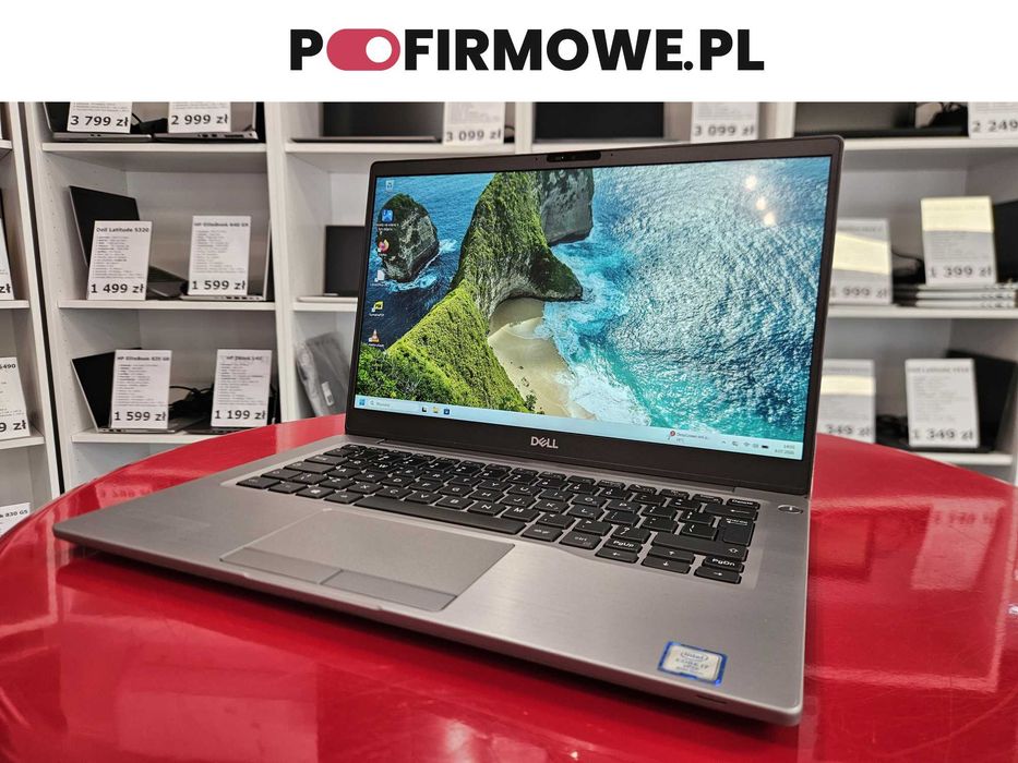 Dotykowy Laptop Dell Latitude 7300 13" Intel i7-8665U 16GB RAM DYSK 512GB SSD NVME IPS FHD Windows 11 Faktura 23% Gwarancja 12 Miesięcy PoFirmowe.pl