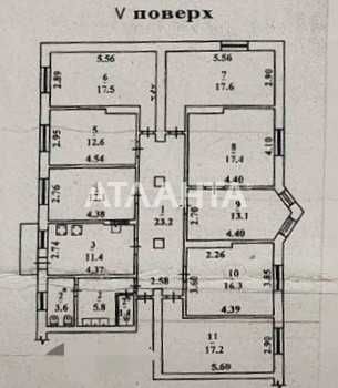Комната в коммунальной квартире на среднем этаже  в Лузановке