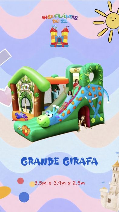 Insufláveis para alugar