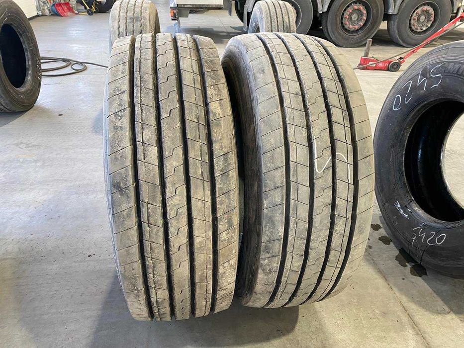 Opony używane ciężarowe naczepa 385/65R22.5 GOODYEAR KMAX T GEN-2 16mm