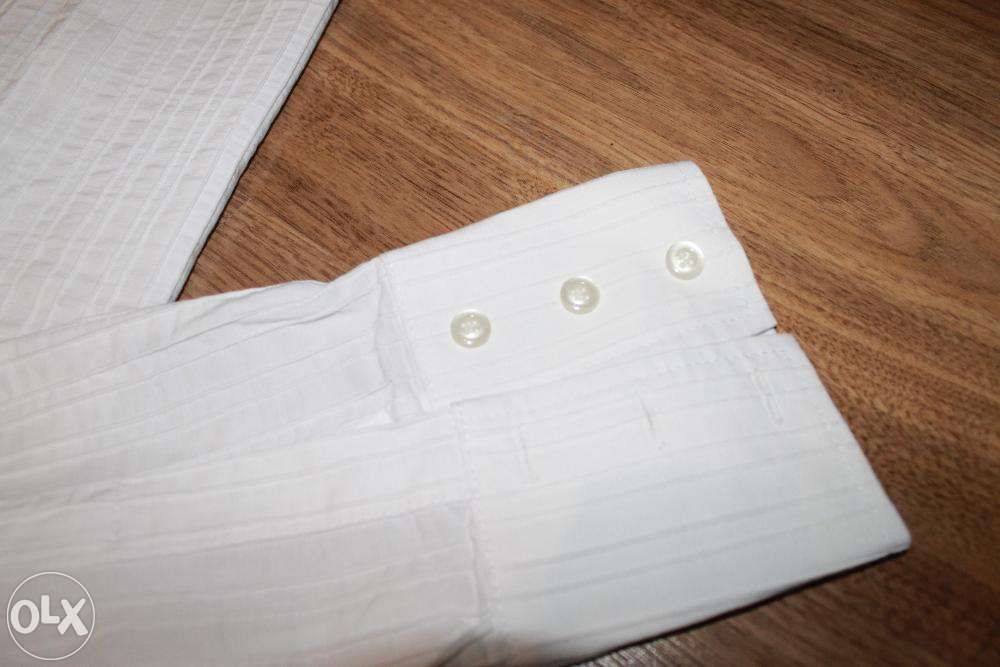 koszula męska wizytowa biała