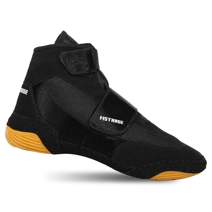 Обувь для борьбы/борцовки замшевые липучки FISTRAGE 7802 размер 32-39