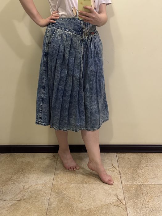 Спідниця джинсова вінтаж, L-XL