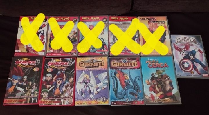 DVD 's infantil e filmes