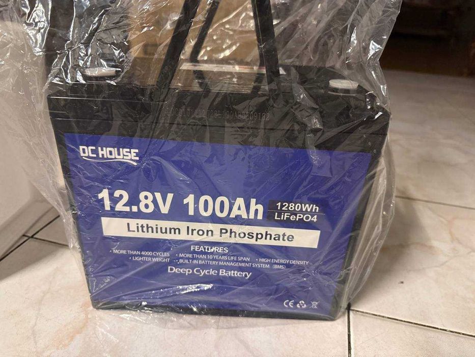 Акумулятор DC House LiFePO4 12.8V 100Ah літій-залізо-фосфатна батарея