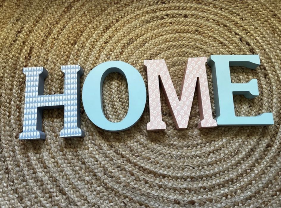 Letras decorativas HOME