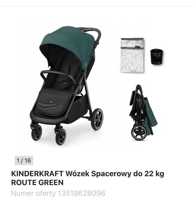 Wózek spacerowy, kinderkraft
