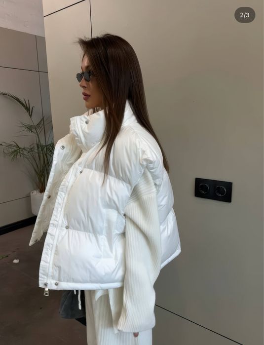 Костюм трійка з жилеткою штани палаццо та довгий светр