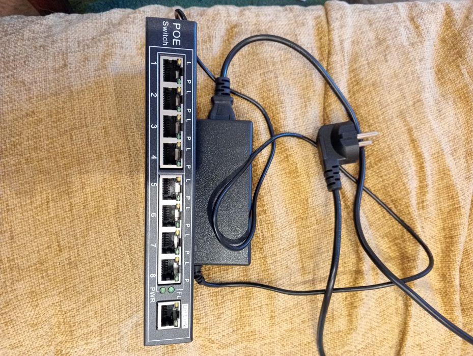 PoE switch 6009fe 8 + 1 ports
