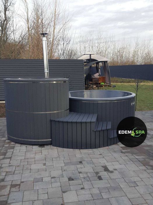 Спа купіль на дровах. Чан-джакузі. СПА комплекс від ВИРОБНИКА. Офуро