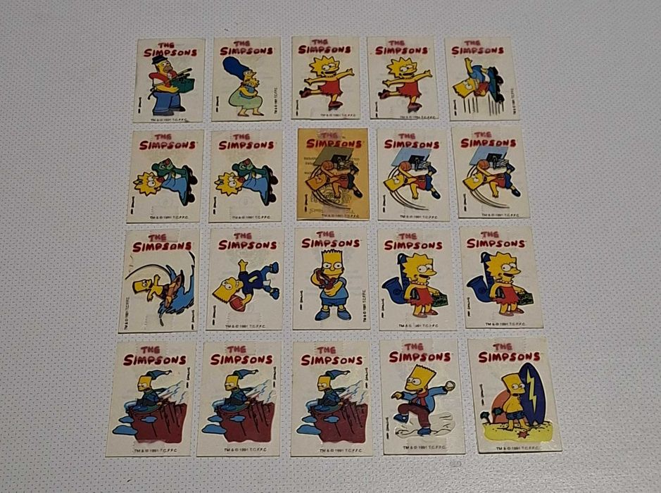 Cromos / Transfers Chupa Chups, Fantasy Ball - The Simpsons - 1991