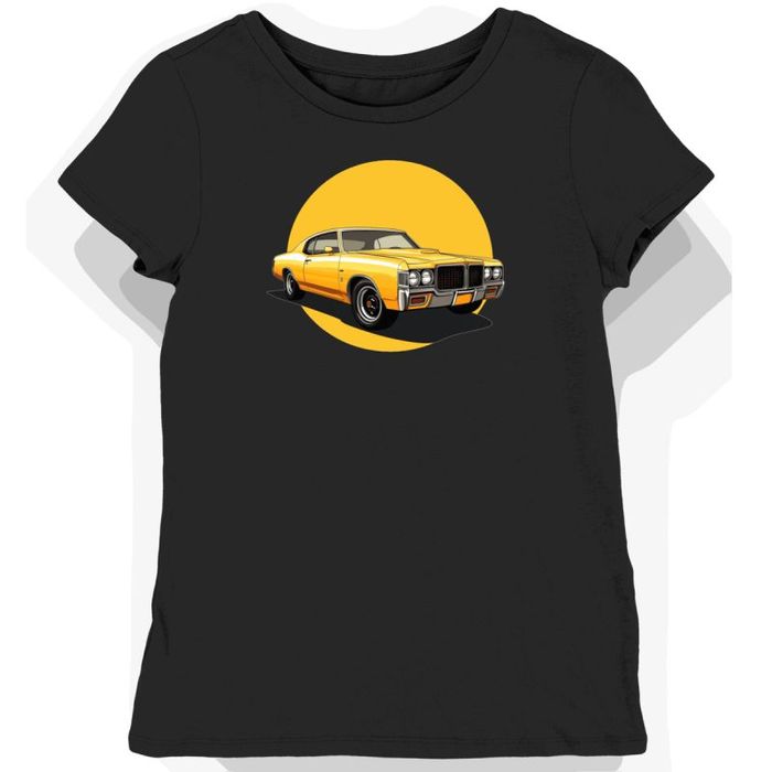 Koszulka damska czarna z motywem klasycznego Buick GSX 2XL