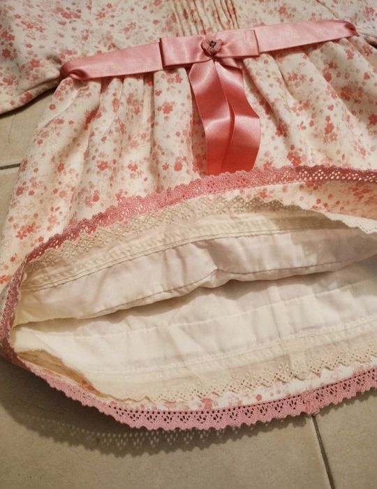 Vestido Clássico Princesa - 6/9 meses
