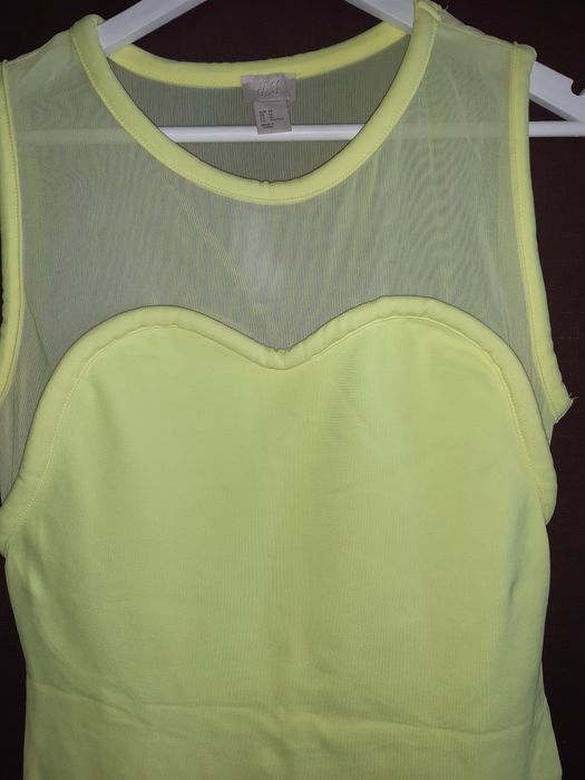 Neonowa sukienka H&M