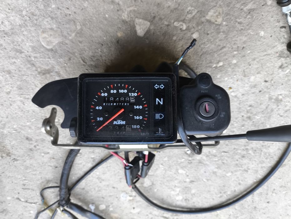 KTM Lc4 licznik ślimak linka