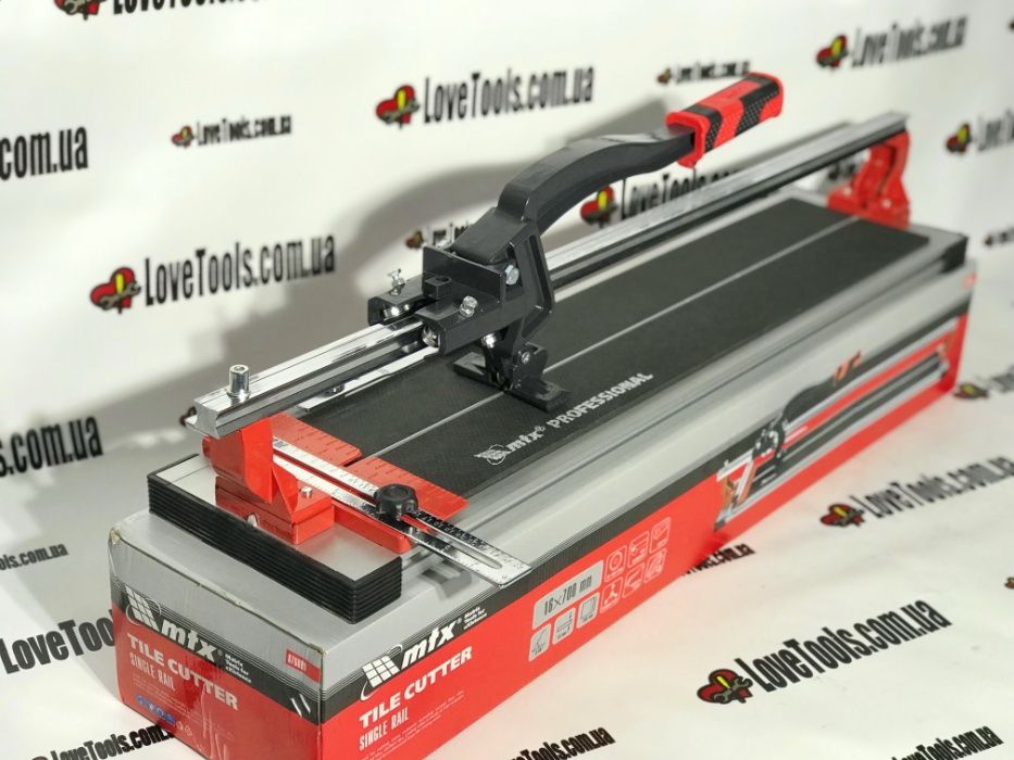 Плиткорез MTX 700 мм рельсовый плиткоріз монорельсовый Matrix 876899: 2 ...