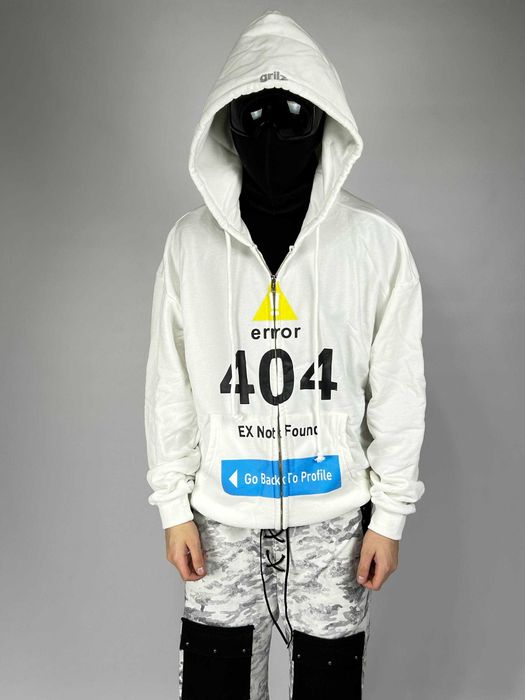 Худі Project G/R Grailz zip hoodie зипка белая кофта біла худи зіп M L