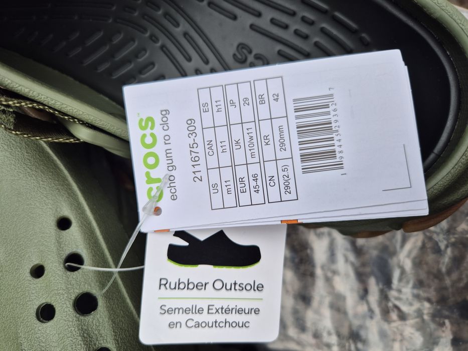 Сабо Crocs Echo gum ro clog original