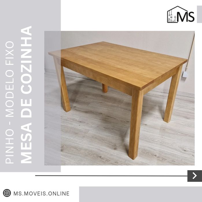 Mesa de Cozinha em Pinho - NOVA Várias medidas disponíveis