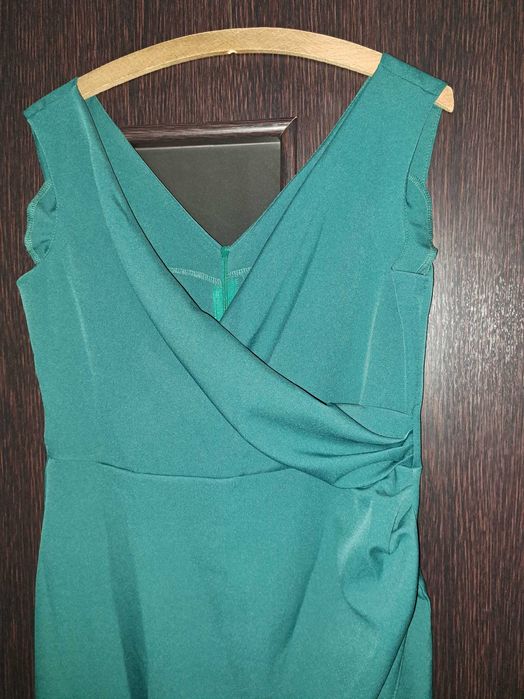 Suknia butelkowa zieleń rozm.42-44+gratis