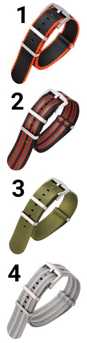 Ремінець НАТО на годинник часы 20-22мм., довжина 26-30см. NATO strap