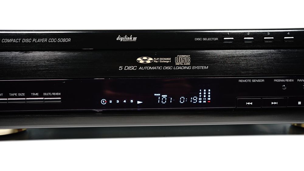 Zmieniarka na 5 płyt CD Sherwood CDC-5080R Dual DAC 1-bit Odtwarzacz