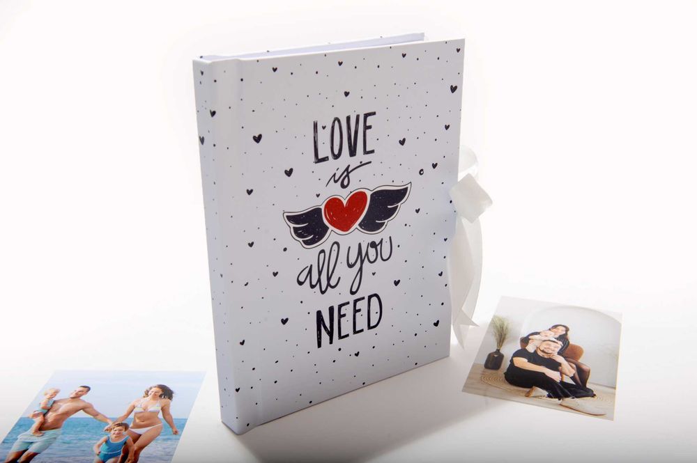 álbum de fotos livro namorados love is all you need