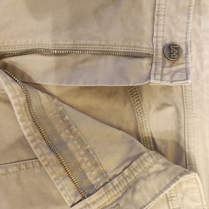 Бежевые мужские джинсы Lee workwear XXL