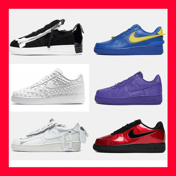 НА РУКАХ‼️кросівки Nike Air Force 1,Shroud/Custom Blood/acronym/ambish