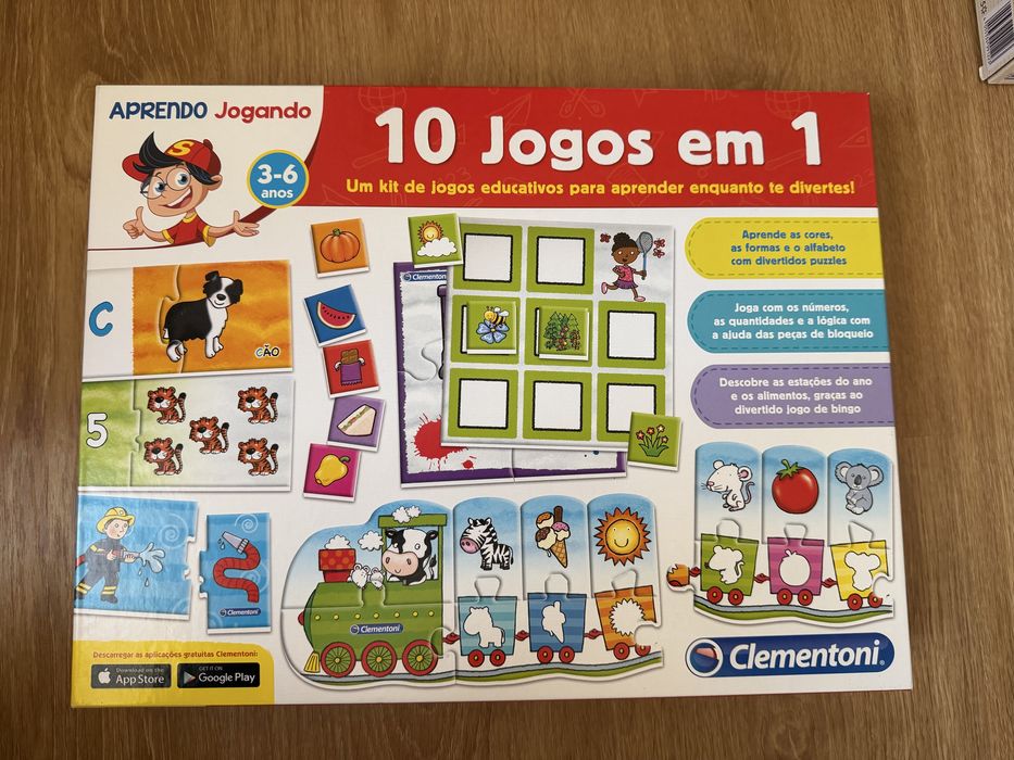 10 jogos em 1 Clementoni