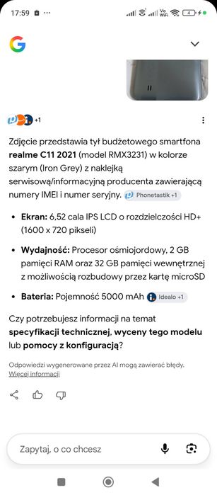 Realme telefon super stan