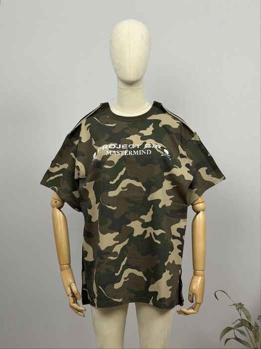 M,L) Футболка Mastermind x Project G/R Camo Reverse T-Shirt: 1 399