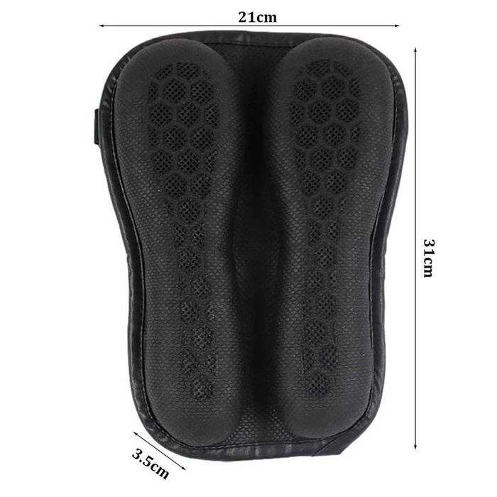Almofada Banco Moto Gel Silicone Respirável Anti-Choque 35mm