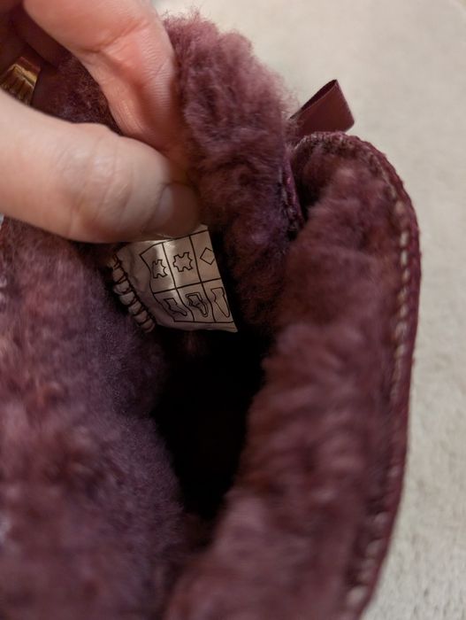 Угі натуральні 33р. 21.5см овчина