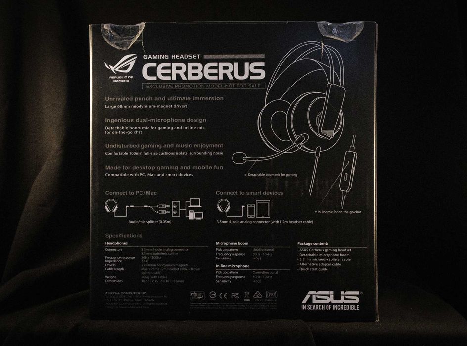 Słuchawki Headset ASUS Cerberus