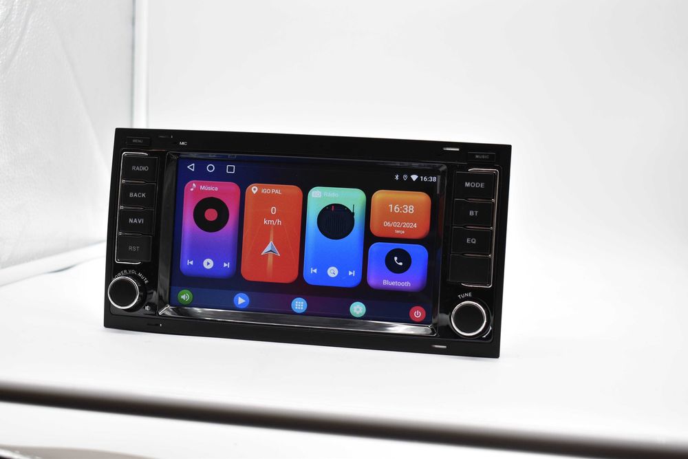 Volkswagen VW Transporter e Touareg  - Auto rádio 2 DIN Android