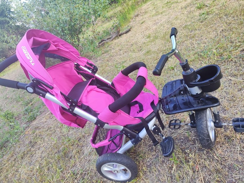 Велосипед дитячий з батьківською ручкою