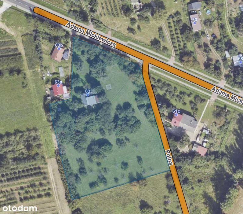 Działka budowlana Sandomierz 1,16 ha