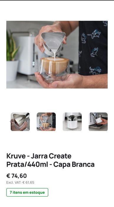 Jarra Create para leite Kruve
