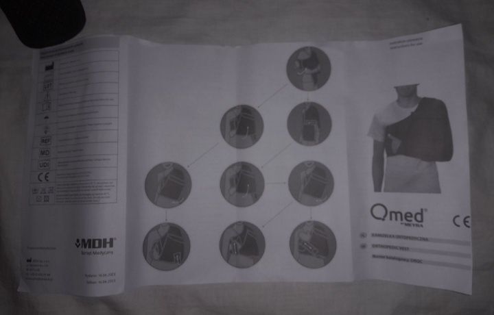 Kamizelka ortopedyczna stawu barkowego Qmed R3
