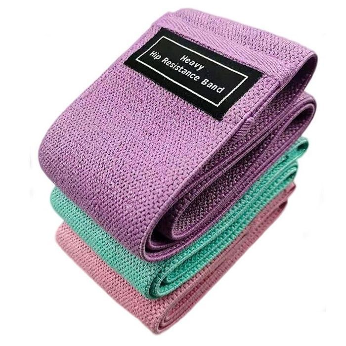 Zestaw 3X Mocne Gumy Do Ćwiczeń Opaski Materiałowe Oporowe Taśmy