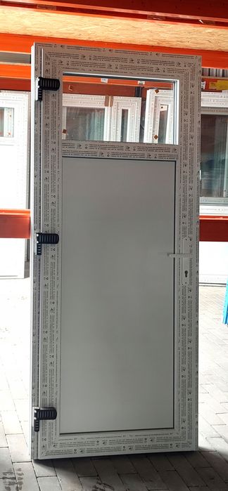 Drzwi Zewnętrzne 90x200 KACPRZAK Nowe PCV Sklepowe Białe - Lider OLX