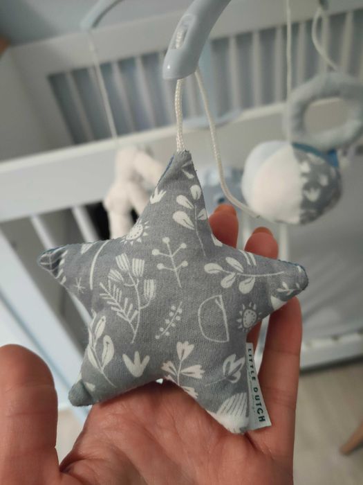 Karuzela little dutch dla chłopca niebieska