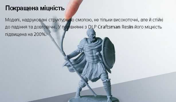 Найточніша та Найсвіжіша смола Anycubic 14K Texture Resin HD GRAY