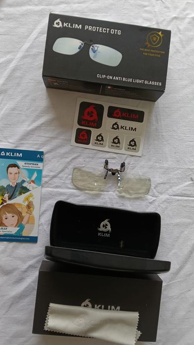 Nowe nakładki z filtrem Blue Light na okulary KLIM Protect OTG komplet