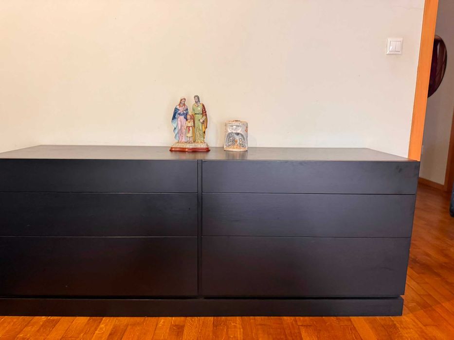 Quarto completo madeira maciça wengué