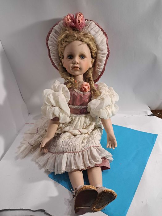 Кукла, Фарфоровая, 59 см,  фарфор