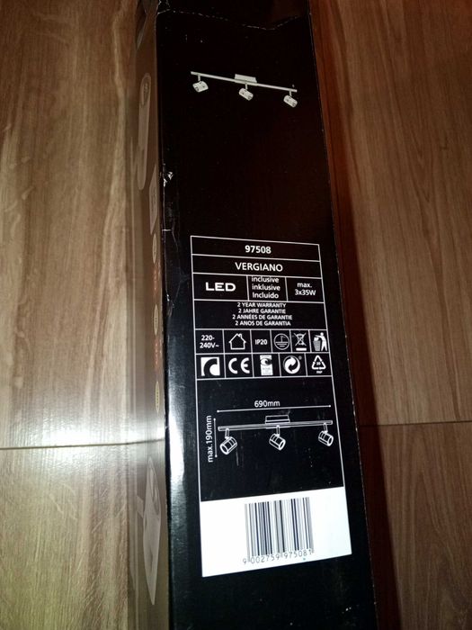 Lampa sufitowa halogen VERGIANO spot