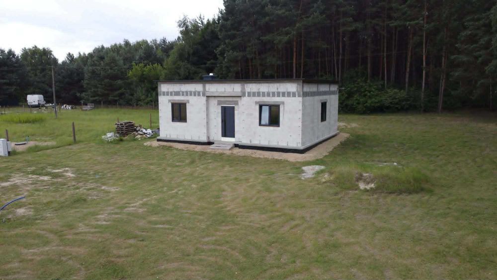 Luksusowy dom przy lesie | projekt Serengeti | 70 m² | 14 arów prywatności, stan surowy zamknięty