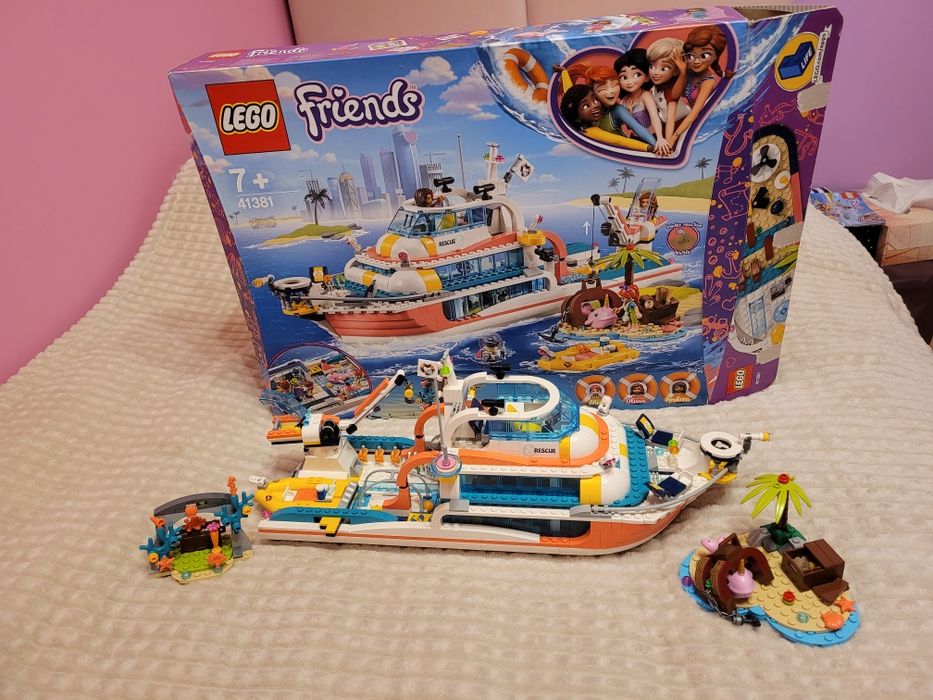 Zestaw lego friends 41381 statek łódź ratunkowa
